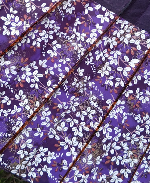 45 Purple background Tsukiyado small flower