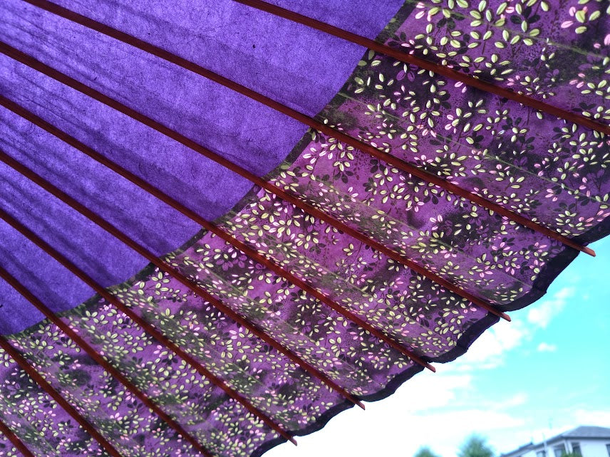 45 Purple background Tsukiyado small flower