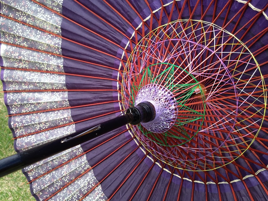 45 Purple background Tsukiyado small flower