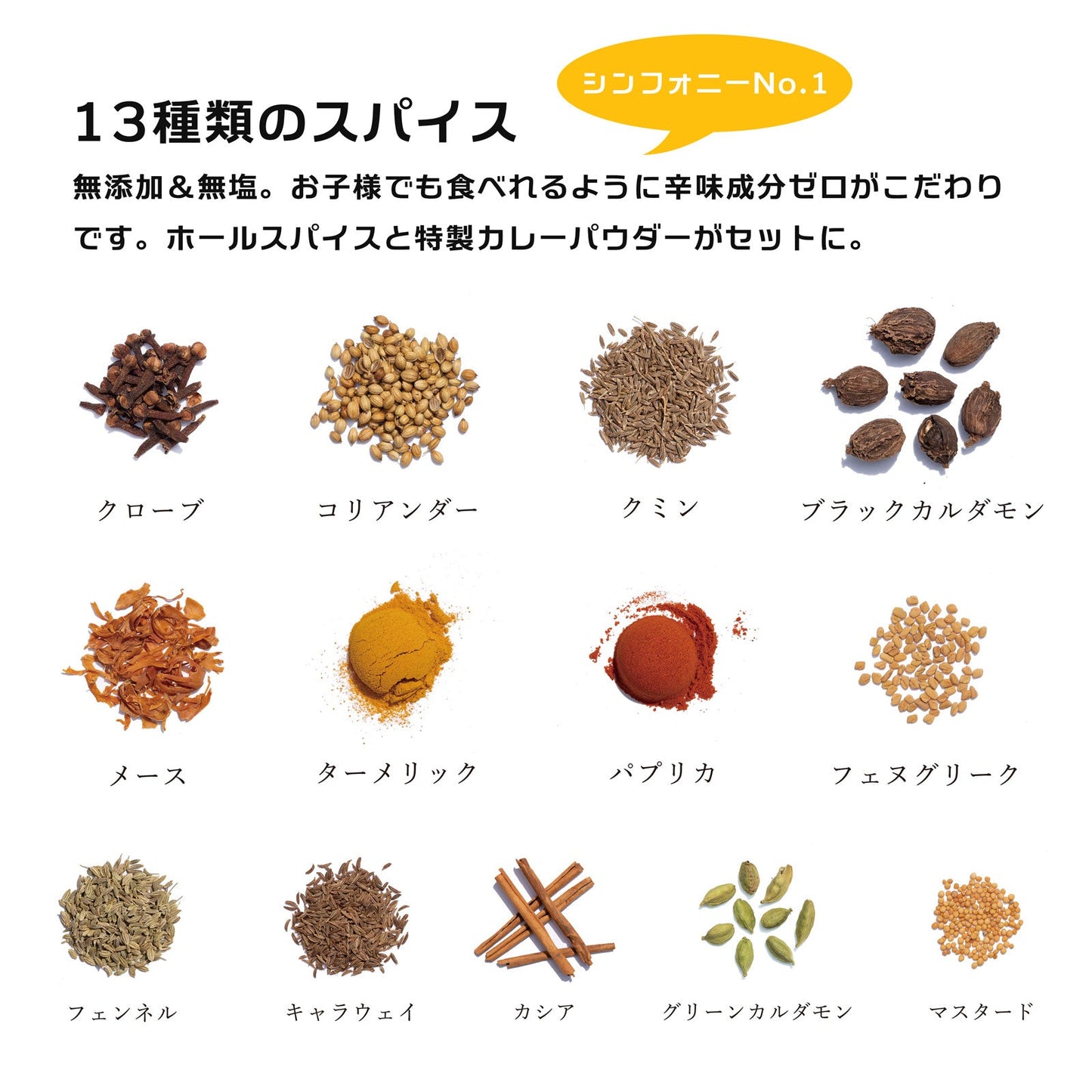 スパイスカレー スパイスパック シンフォニー No.1