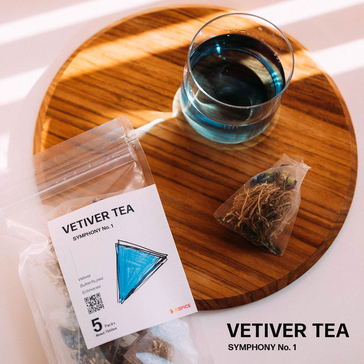 "Vetiver Tea Symphony No.1" 5 pieces