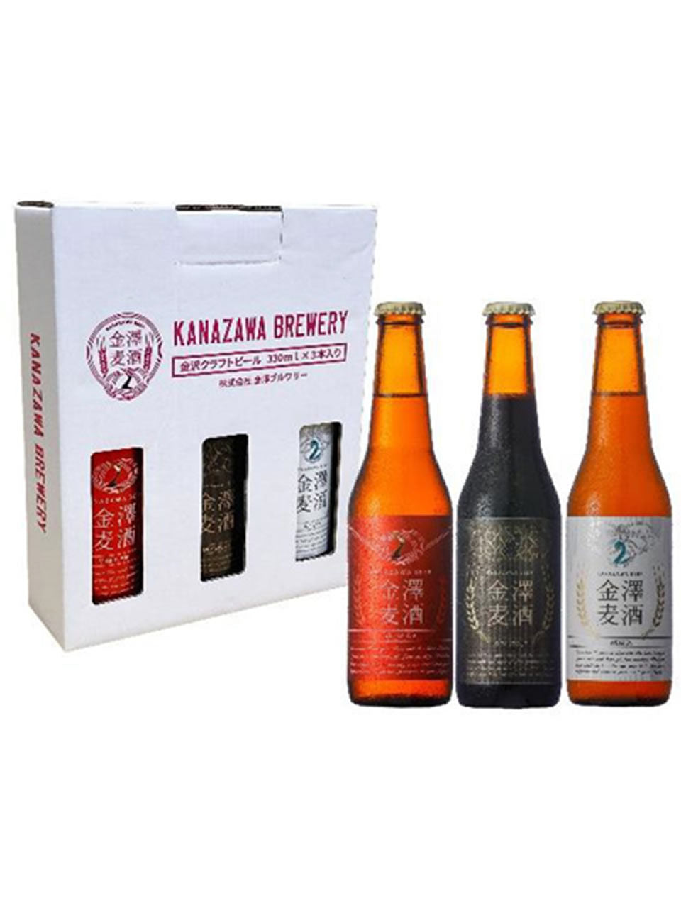 Kanazawa Beer 3-bottle set A