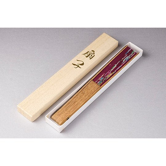 Kaga Yuzen Folding Fan Kousa Dogwood