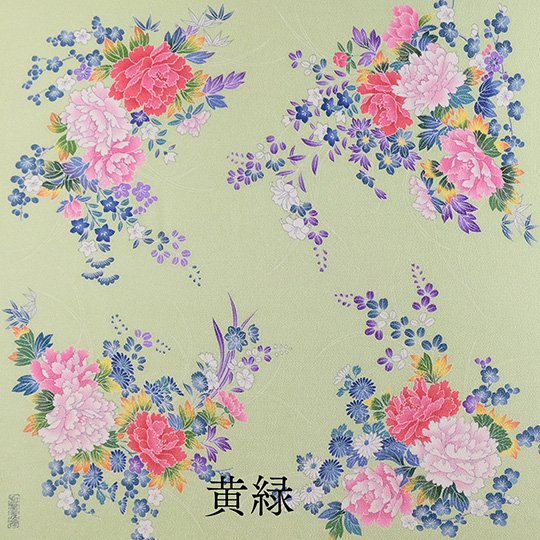 Kaga Yuzen Furoshiki Peony