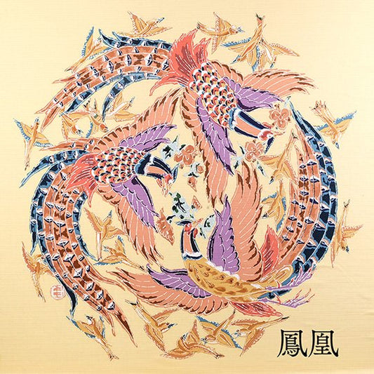 加賀友禅 風呂敷 鳳凰