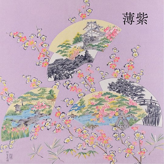 Kaga Yuzen Furoshiki Kenrokuen
