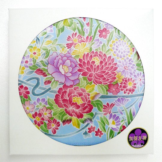 Kaga Yuzen Handkerchief Wisteria