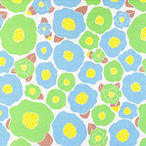 Tsubaki Series Yuzen Camellia Dish Towel, Camellia Small Furoshiki, Camellia Tenugui 3-Piece Set