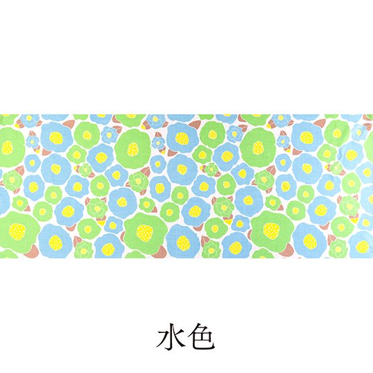 Tsubaki Series Yuzen Camellia Tenugui 4-Piece Set C