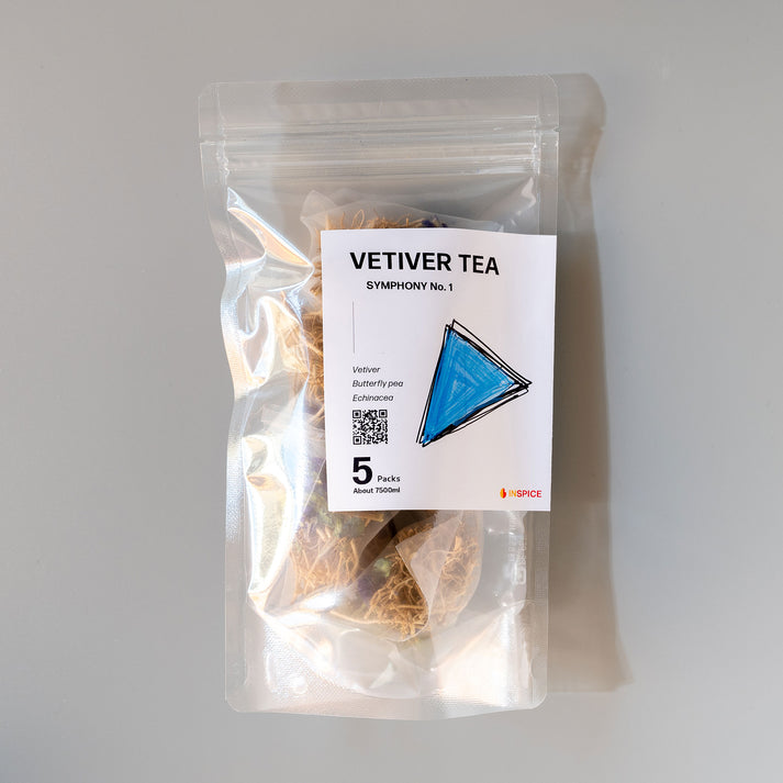 "Vetiver Tea Symphony No.1" 5 pieces