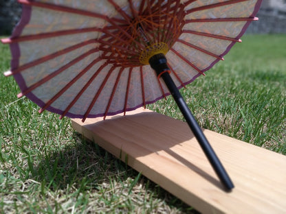 Navy blue Japanese umbrella pattern