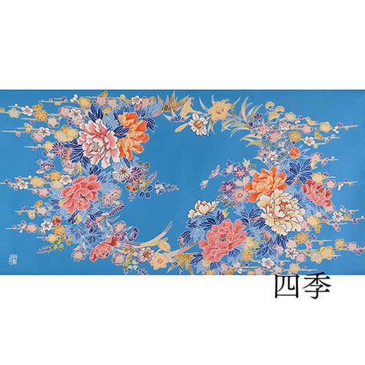 Kaga Yuzen tablecloth (four seasons)